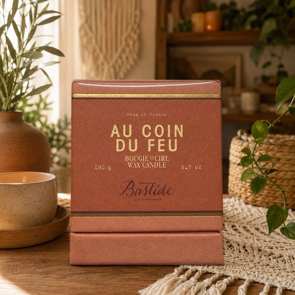 Bastide Au Coin Du Feu Wax Candle 6.7 Oz NIB/Sealed